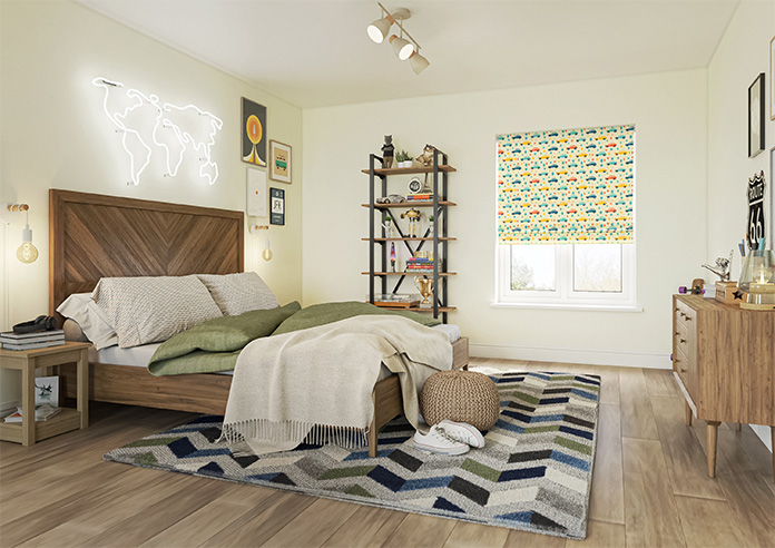 Leafy Lane, Carnival - Twist&Fit Roman Blind - Image 6